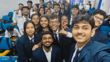 a group of young people are posing for a picture with the words shot on oneplus in the corner