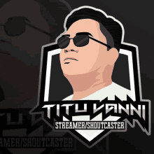 a logo for a streamer / shoutcaster