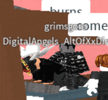 a screenshot of a video game that says burne grimsgoome digitalangels altofxxdn