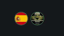 a spanish flag next to a picture of the hulk