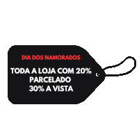 a black tag with the words dia dos namorados on it