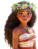 a doll with a necklace and a flower crown