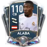 a card of a soccer player called alaba