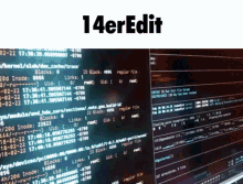 a computer screen with the words 14eredit on top