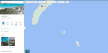 a google maps page shows the location of long cay