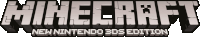 a logo for minecraft for the new nintendo 3ds edition