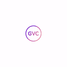 a purple circle with the word gvc in it