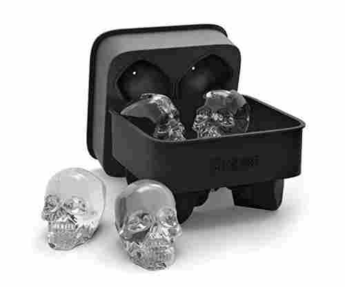 Shaped 3D Skull Silicone Ice Cube Molds