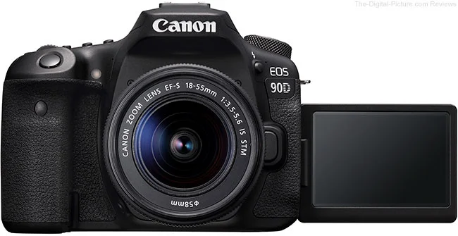 Canon EOS 90D LCD Open Front