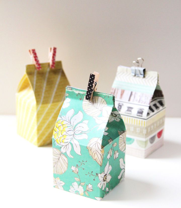 How to Make a Milk Carton Gift Box