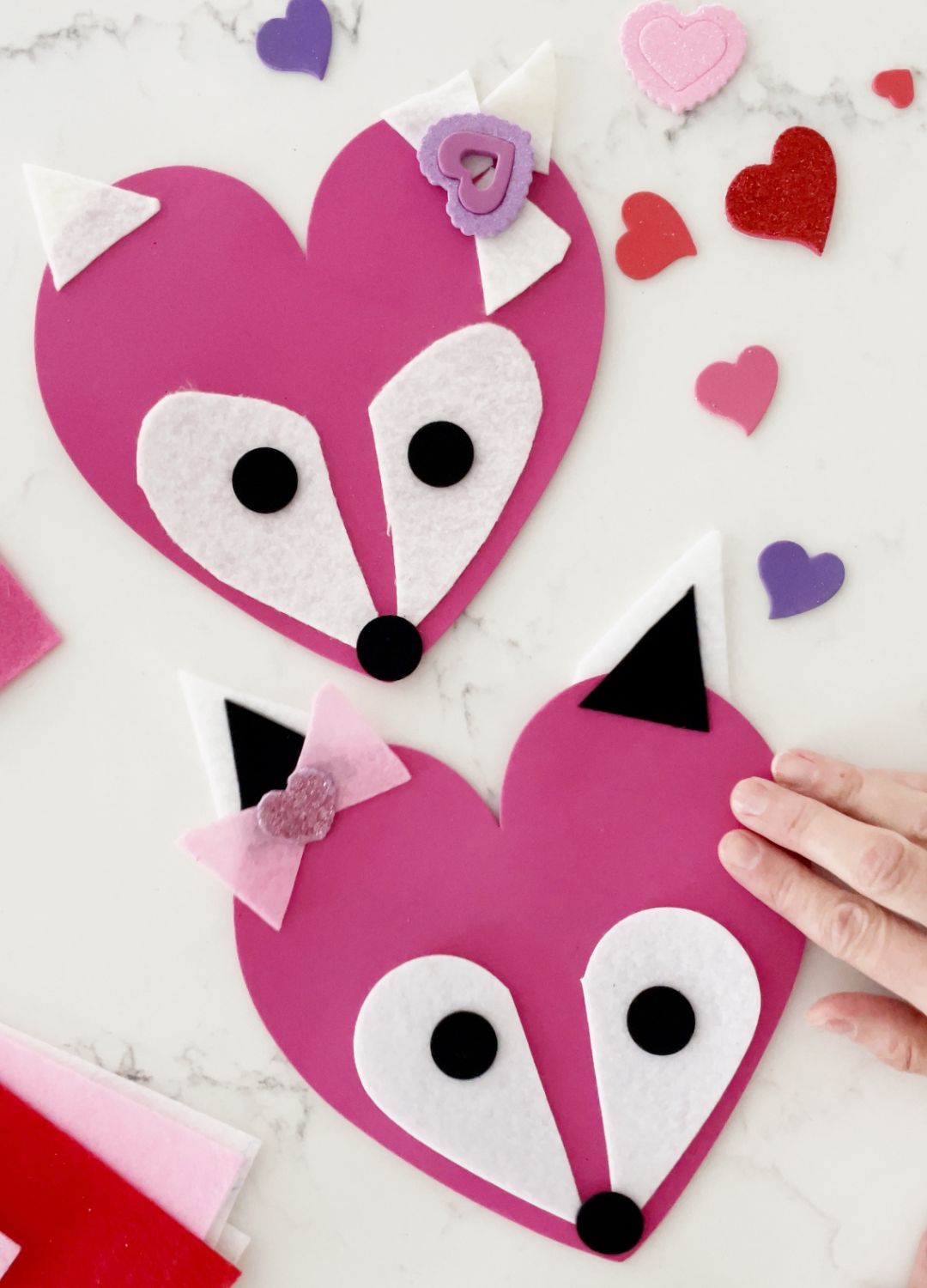 Valentines Day Fox craft