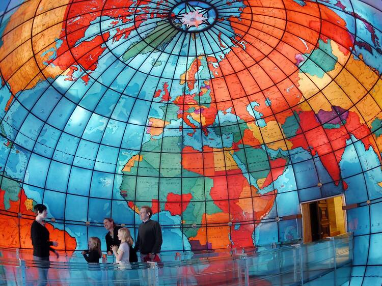 Discover a lost world at the Mapparium