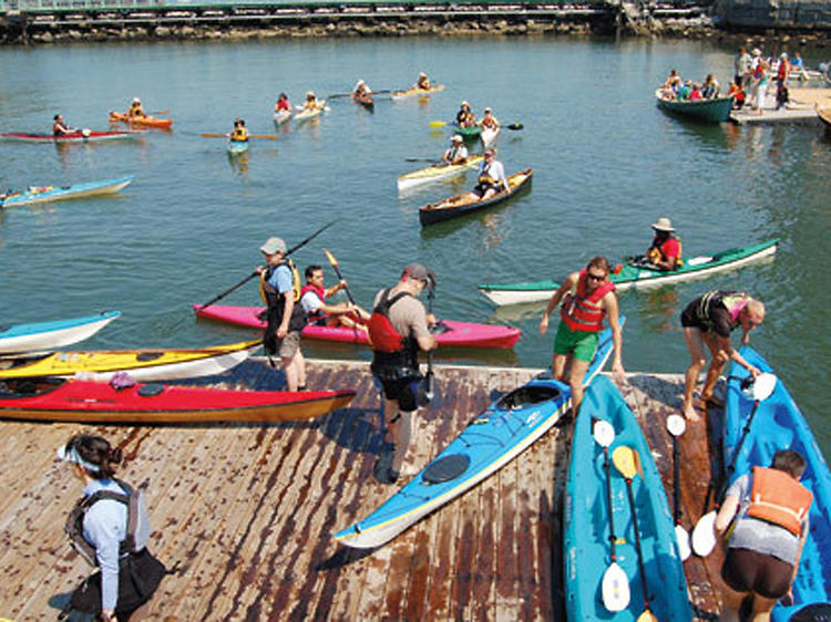 Free kayaking in NYC