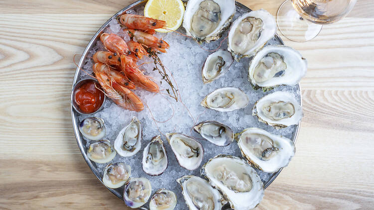 Eat the freshest local oysters