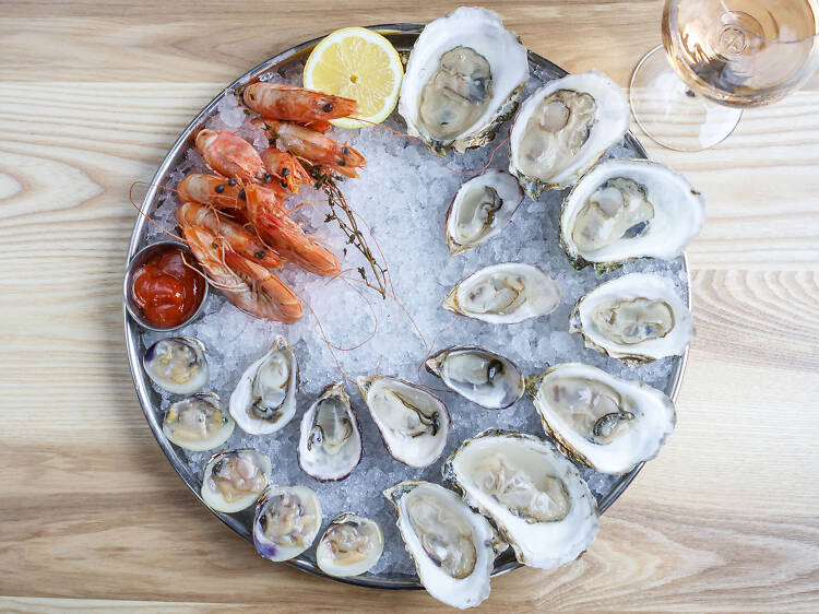 Eat the freshest local oysters