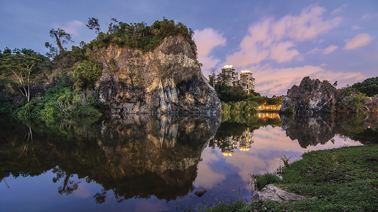 Singapore's geology is abundant in granite