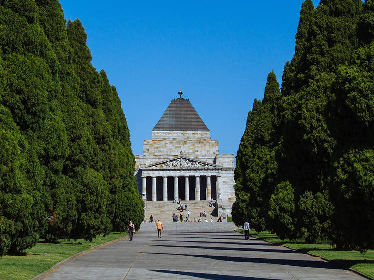 Visit the Shrine of Remembrance