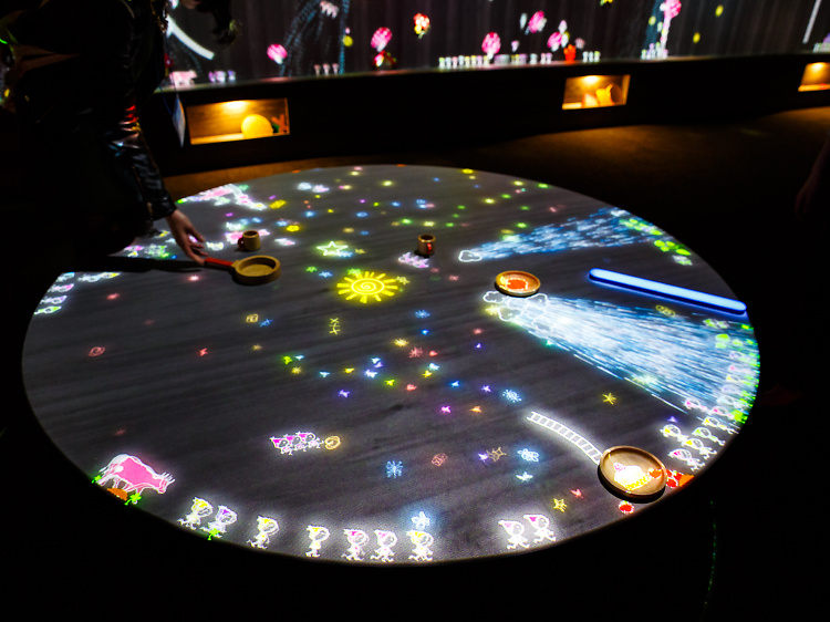 Future Park: A Table and Musical Wall Where Little People Live