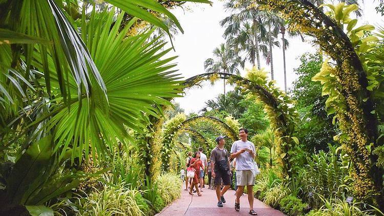 The first Botanic Gardens was at Fort Canning