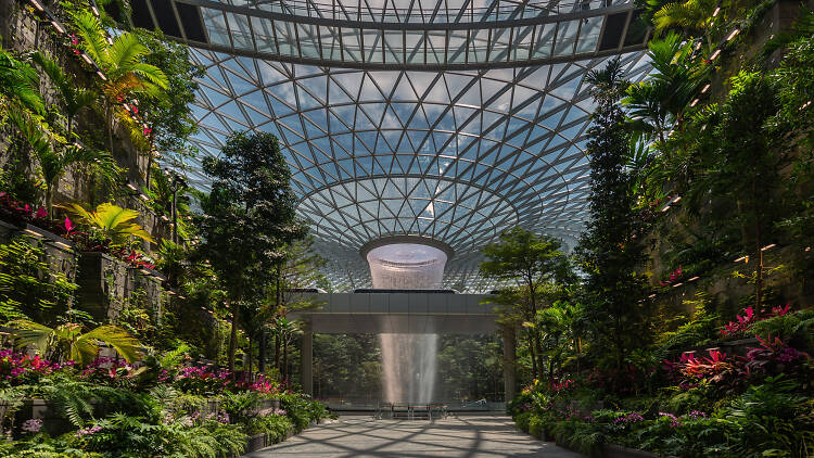 Jewel Changi Airport is home to the world’s tallest indoor waterfall