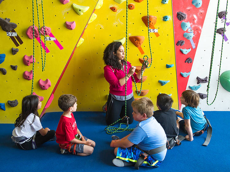 Rock climbing walls in NYC