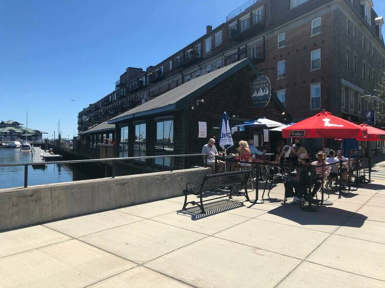 Have a meal with a side of waterfront views