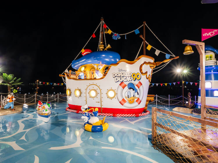 Donald Duck’s 90th Anniversary celebration lights up VivoCity’s Sky Park this mid-autumn