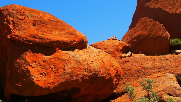 Hike around the rock domes of Kata Tjuta