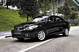 renault fluence static front