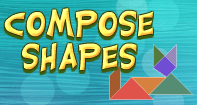 Compose Shapes - Geometric Shapes - Second Grade