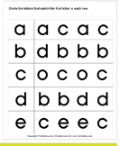 Recognize Letters in Lower Case - alphabet - Preschool