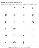 Find And Circle The Uppercase Letter Worksheet For Grade, 42% OFF