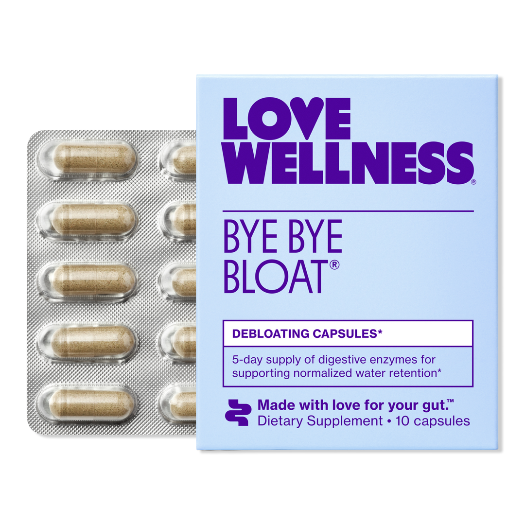 Love Wellness Travel Size Bye Bye Bloat: Debloating Capsules #1