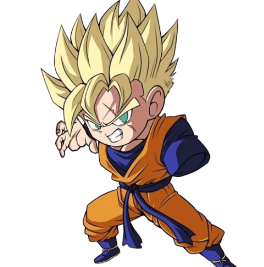 chibi gohan futur saiyan