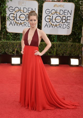 Image may contain Human Person Amy Adams Fashion Premiere Red Carpet Red Carpet Premiere Clothing and Wedding Gown