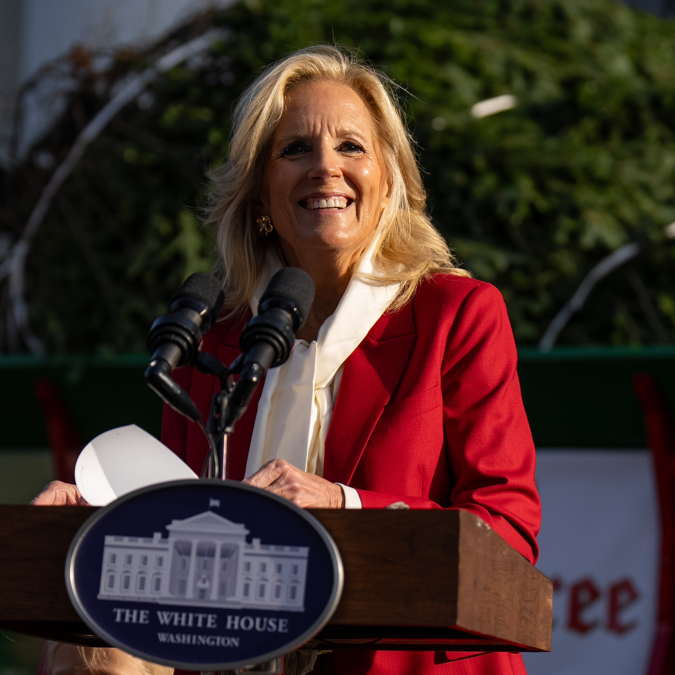 Jill Biden Has Chosen a Side in the “Christmas Decorations Before Thanksgiving?” Debate