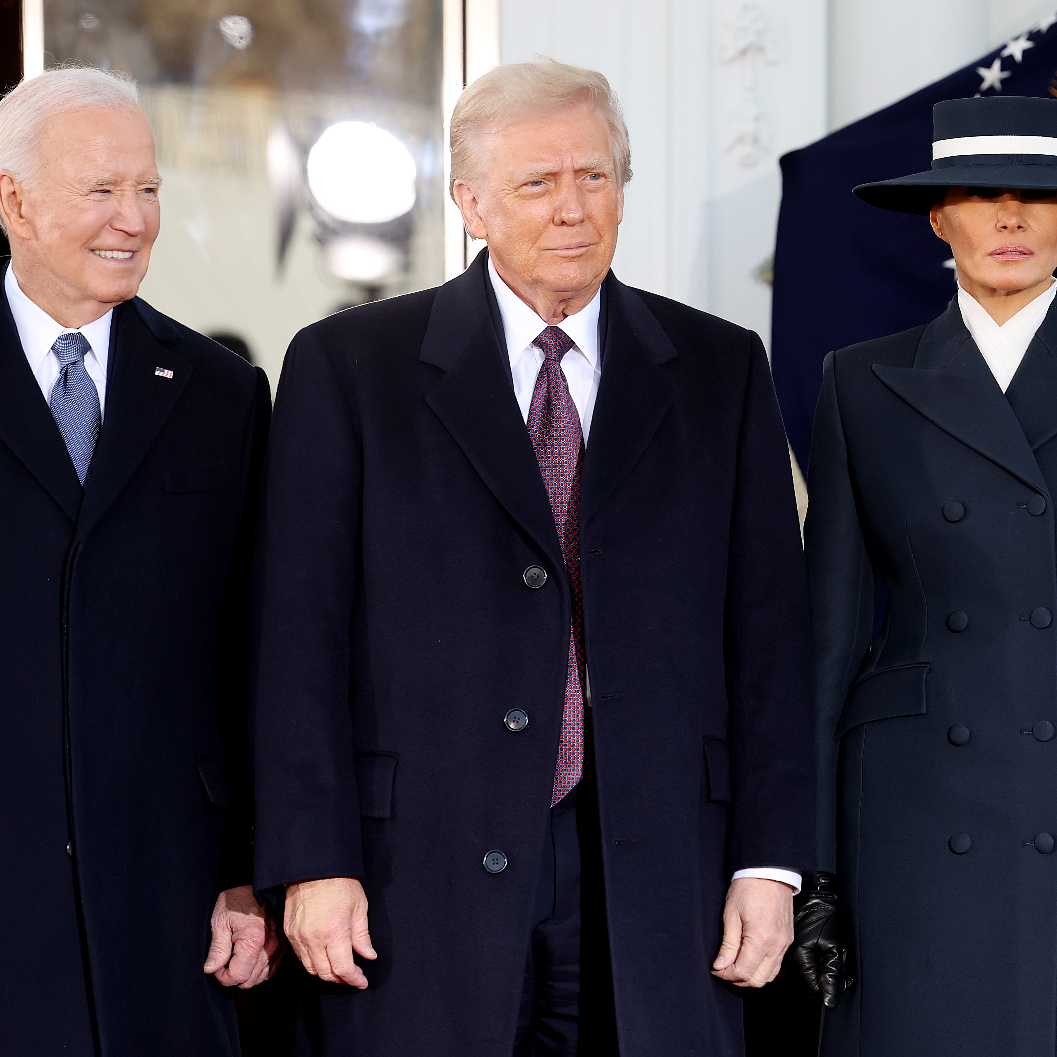 Melania Trump Goes Fashionably Dark for Second Trump Inauguration Outfit