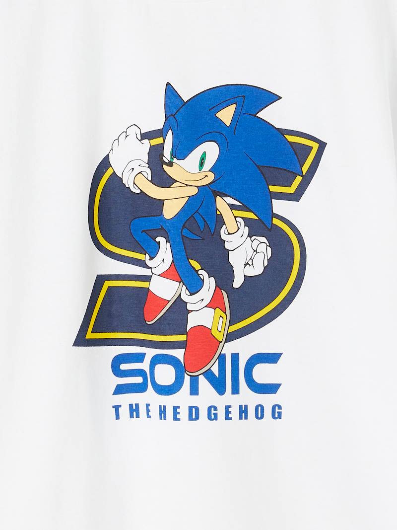 Sonic® The Hedgehog T-Shirt for Boys - white, Boys | Vertbaudet