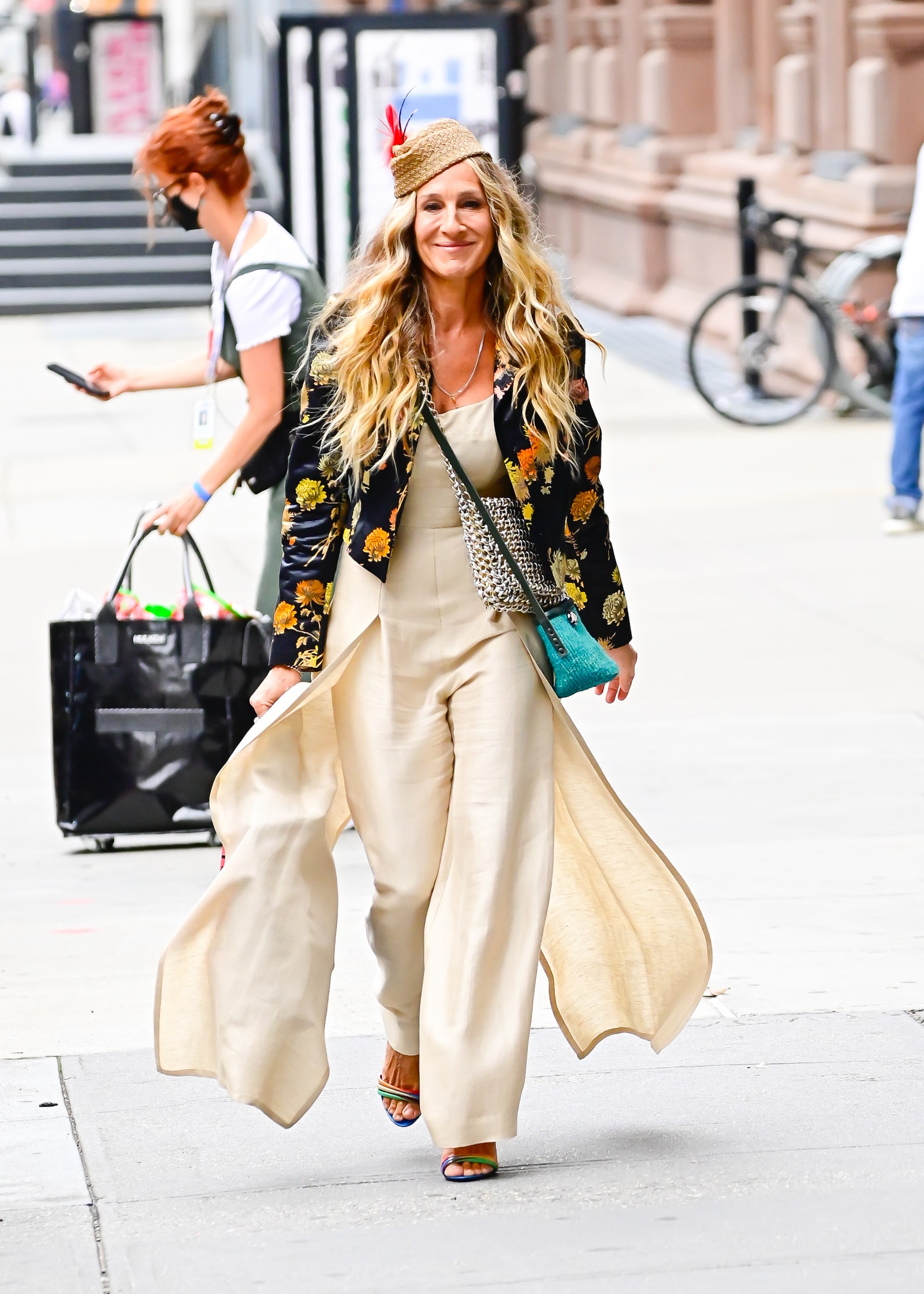 Sarah Jessica Parker dans les rues de New York.