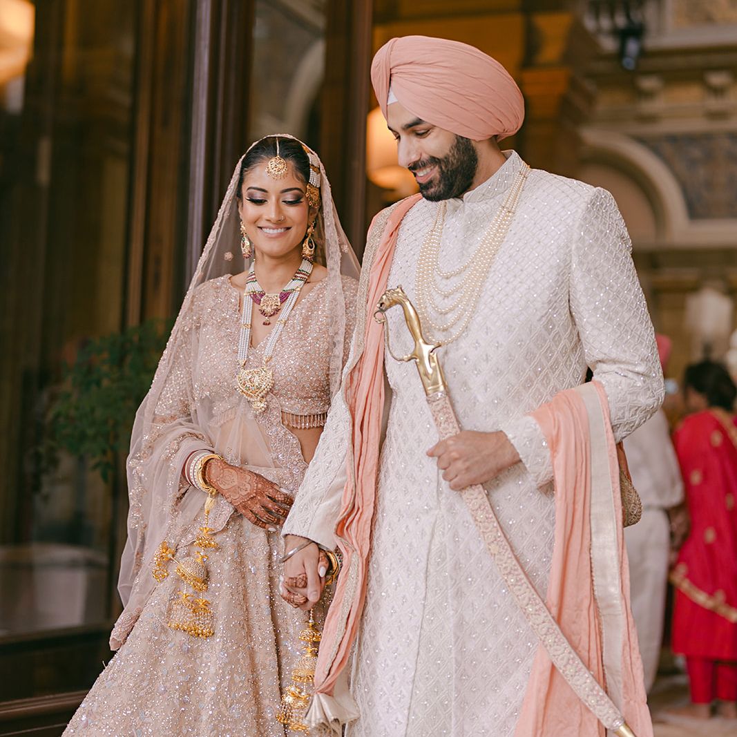 This Couple Walked Down The Aisle Twice For Their Muslim And Sikh Wedding Ceremonies In Italy