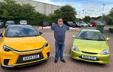 Lexus LBX and Honda Insight with Darren