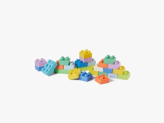 Infantino Soft Building Blocks smooth and squishable stackable building blocks