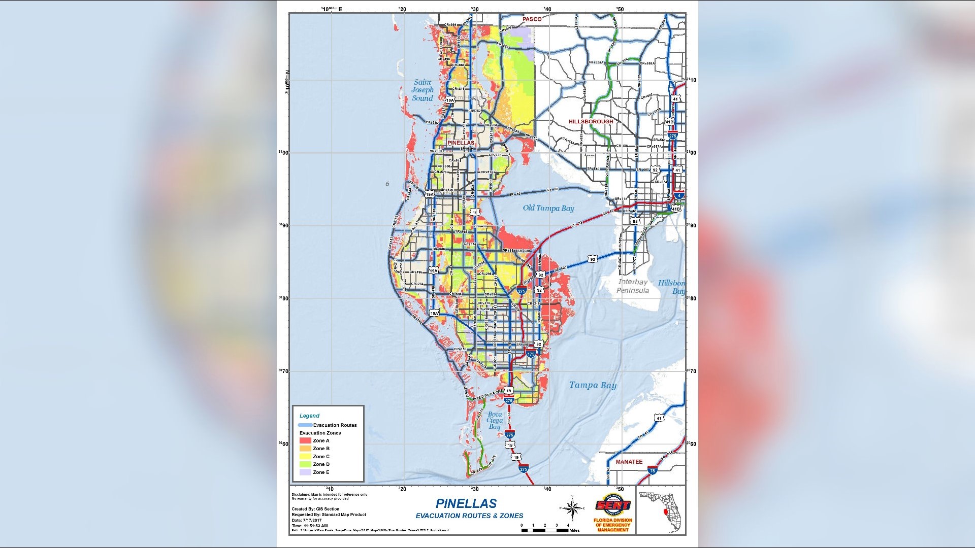 Know your zone: Tampa Bay-area evacuation zones and routes | wtsp.com