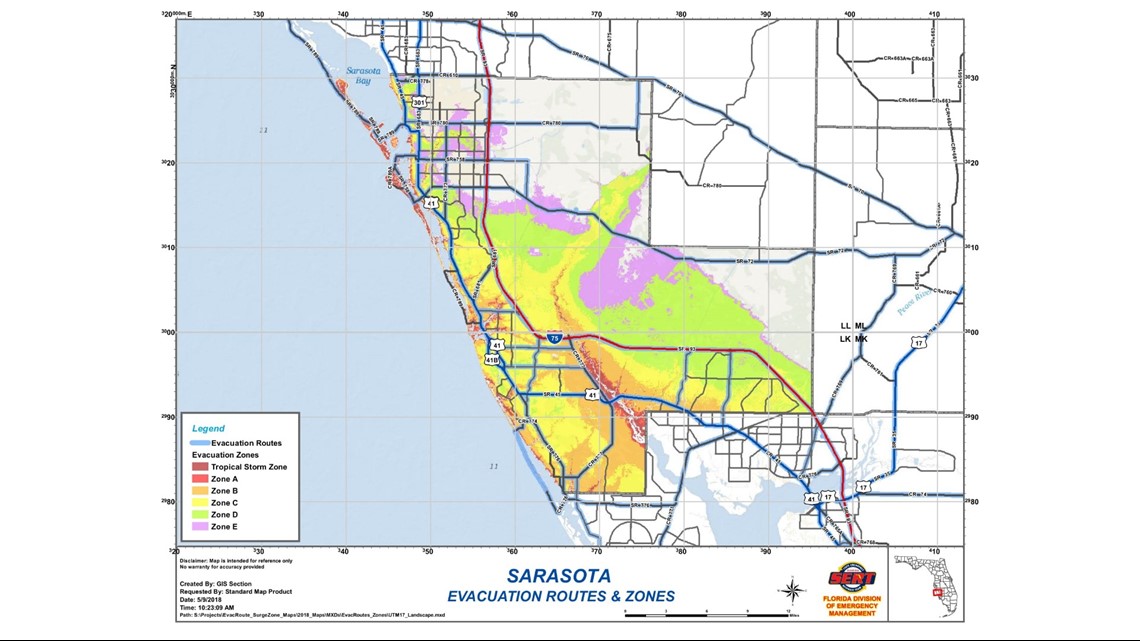 Sarasota Flood Map