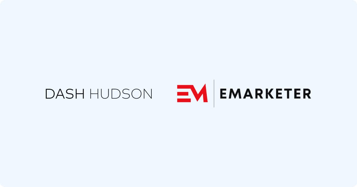 Dash Hudson Selected as Data Partner for EMARKETER’s PRO+ Product Solution