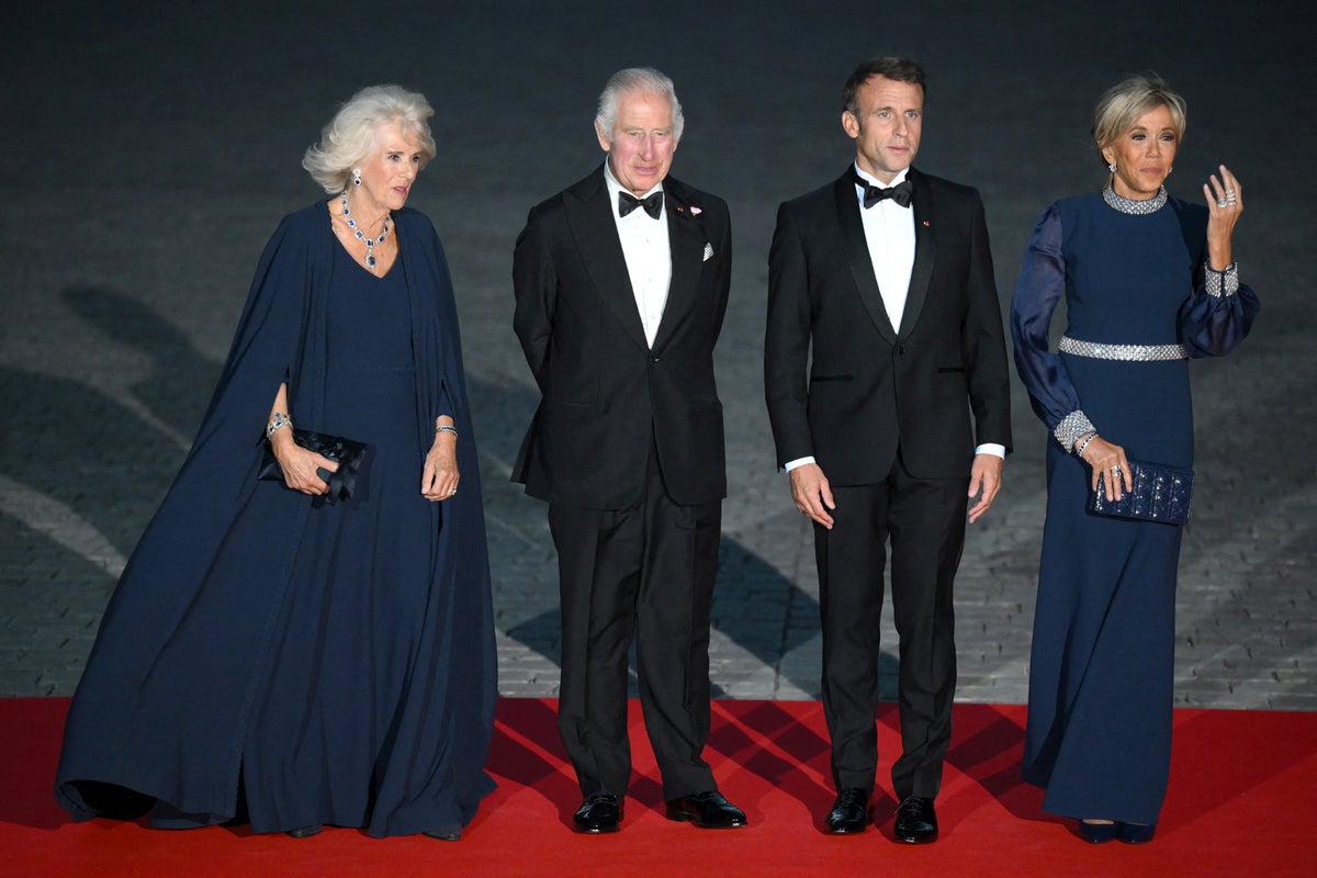 King Charles France visit – Charles and Camilla at lavish state banquet ...