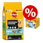 15% Korting! 12 kg Pedigree droogvoer + 56 stuks Denta Stix (S)