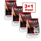 4 x 1kg Wolf of Wilderness Dry Dog Food - 3 + 1 Free!*