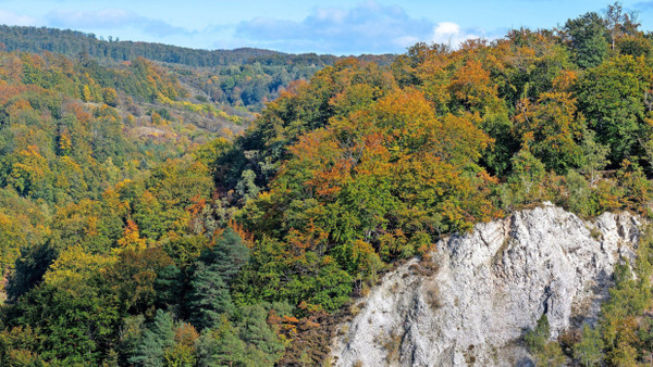 Die Karstlandschaft um Questenberg. Hier sind Probebohrungen geplant.