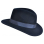 Fedora Curtis Hat Navy - Bailey